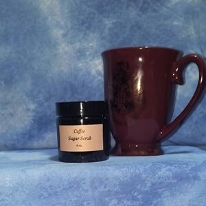 Coffee Sugar Scrub - Black Jar